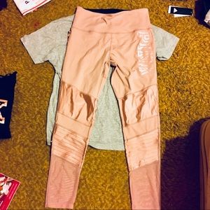 VS PINK ADORABLE BONDED MESH LEGGING ONLY PANT